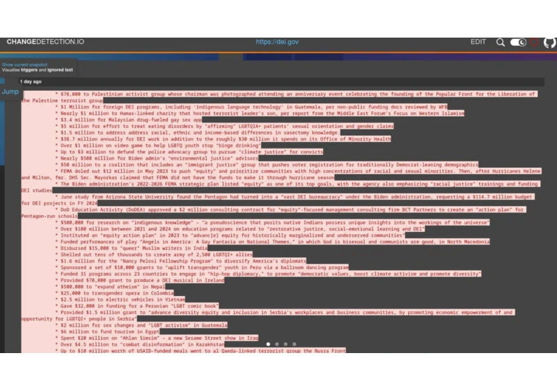 Researcher Captures Contents of 'DEI.gov' Before It Was Hidden Behind a Password