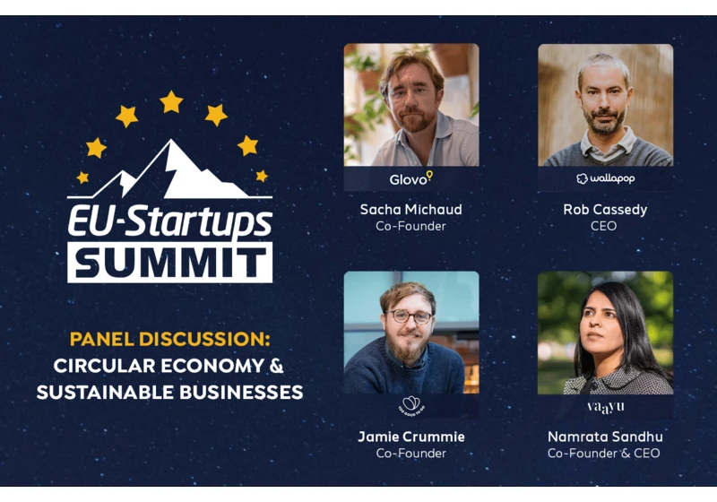 Discover the Circular Economy & Sustainable Businesses Panel Discussion at this year’s EU-Startups Summit!