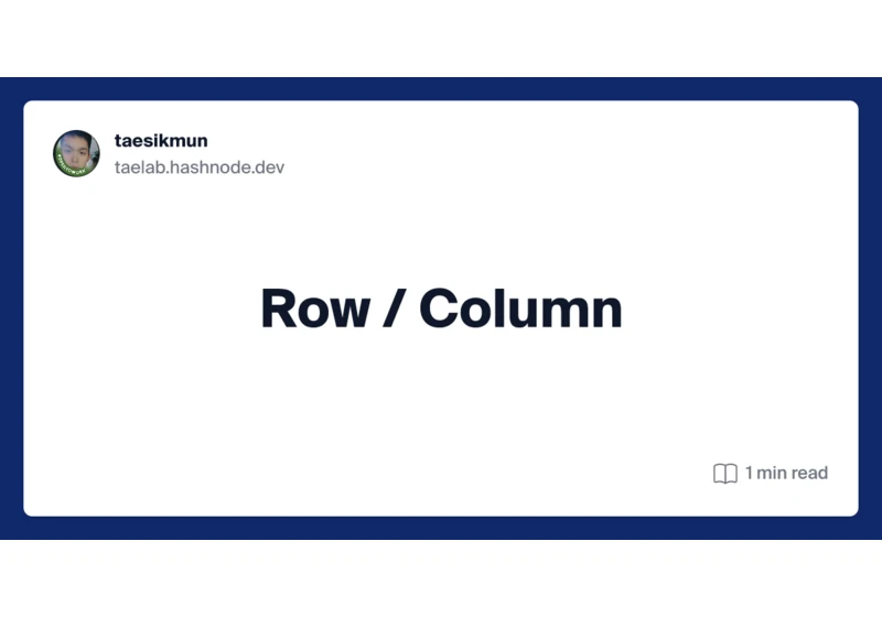 Row / Column