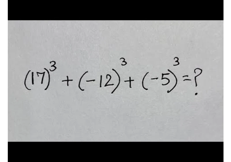 Can you solve this without calculator?