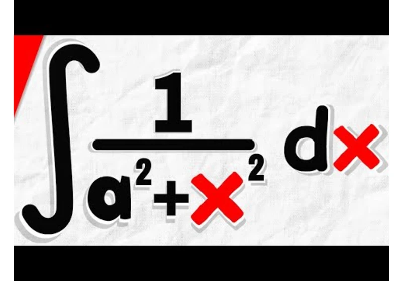 Integral of 1/(a^2+x^2) | Calculus 1 Exercises