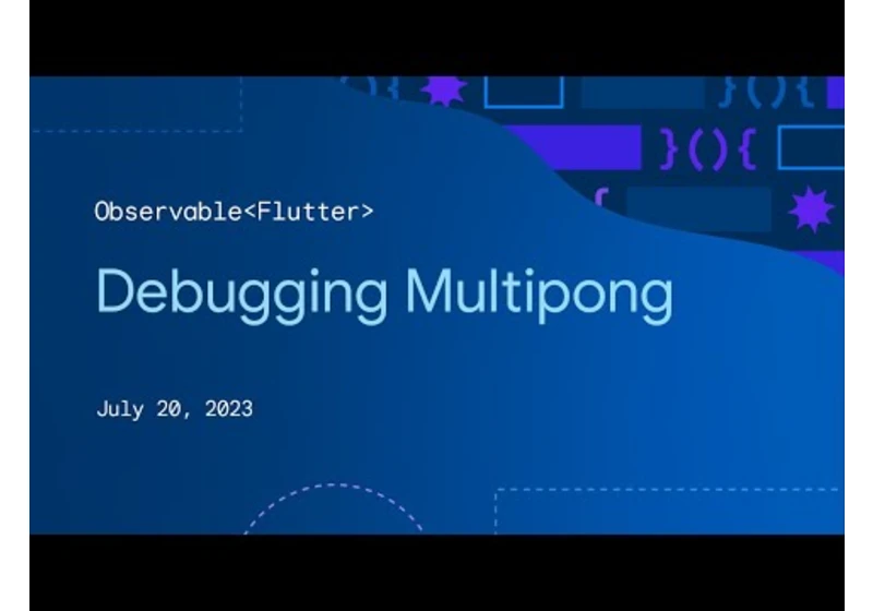 Observable Flutter: Debugging Multipong