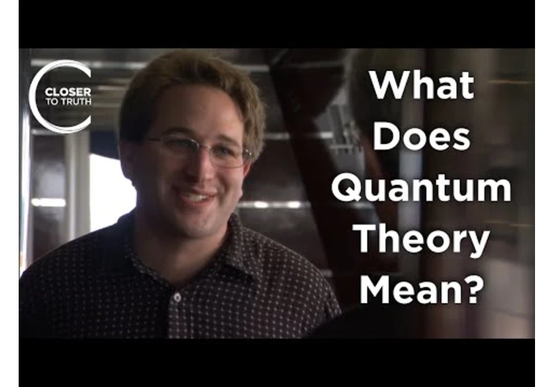 Scott Aaronson - What Does Quantum Theory Mean?