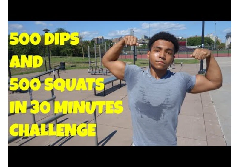 500 Dips and 500 Squats in 30 Minutes Challenge - Shaq | That's Good Money