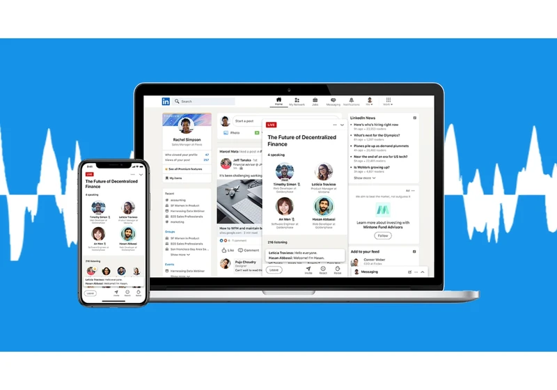 LinkedIn launches audio events and new creator tools