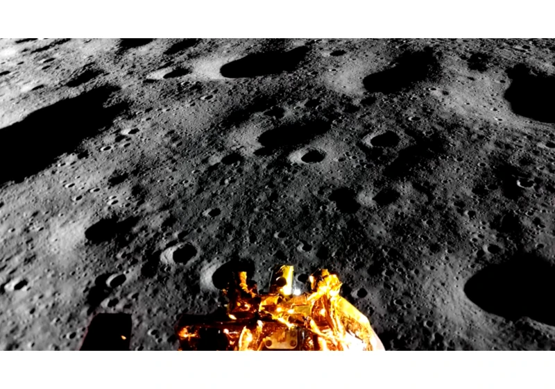 Aerospace company Firefly released fantastic POV footage of Blue Ghost landing on the Moon