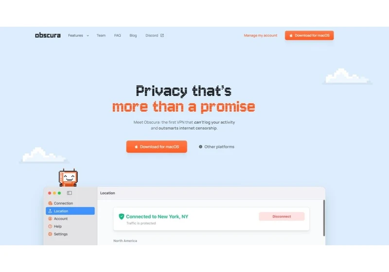  Obscura VPN promises to “set the standard for the next-generation of VPNs” 