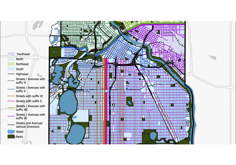 The Minneapolis Street Grid: Explained