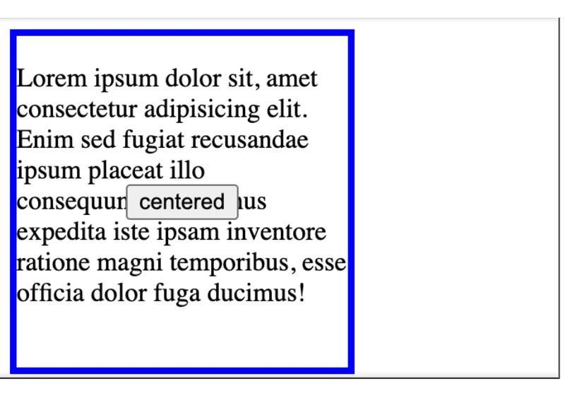 Browser Support for Modern Centering Technique