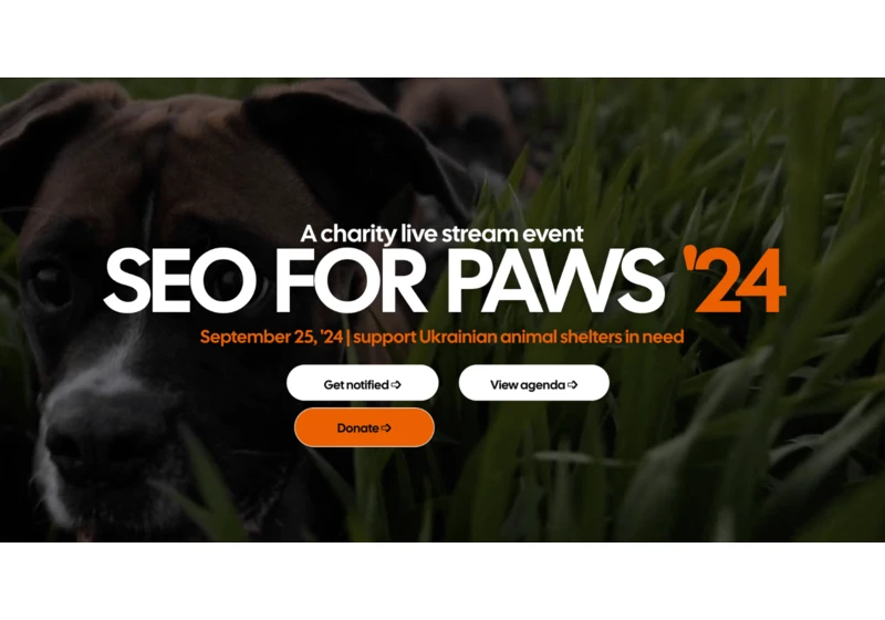 SEO For Paws Free Live Stream Conference To Support Pet Shelters via @sejournal, @theshelleywalsh