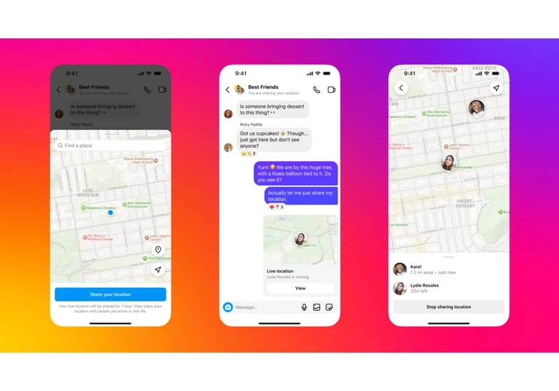 Instagram DMs have a new location-sharing feature