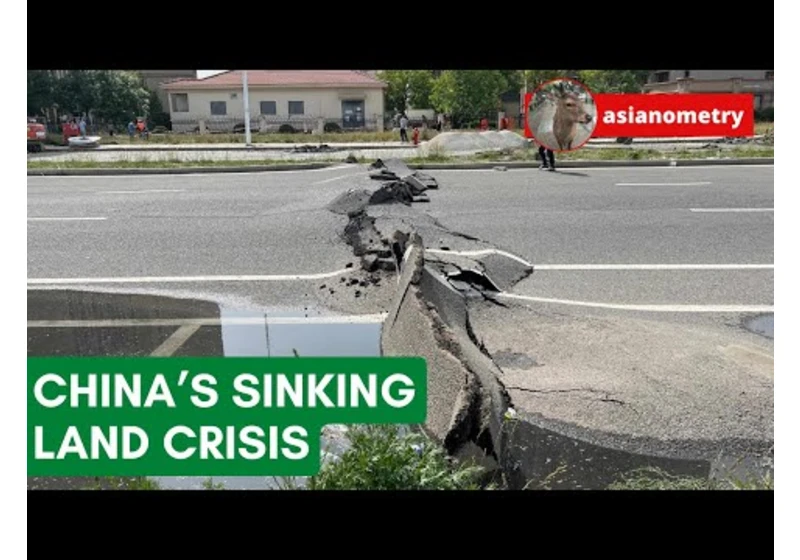 China’s Sinking Land Problem