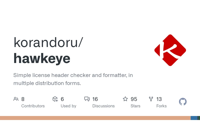 HawkEye: A Simple license header checker and formatter in Rust