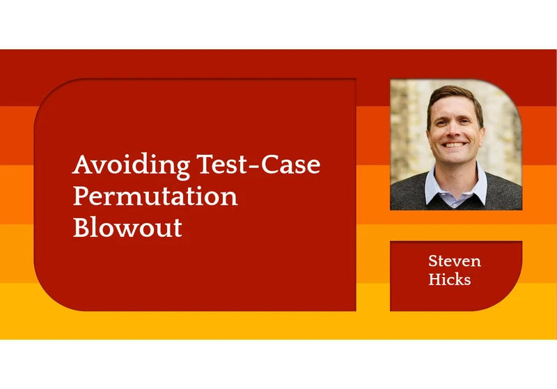 Avoiding Test-Case Permutation Blowout