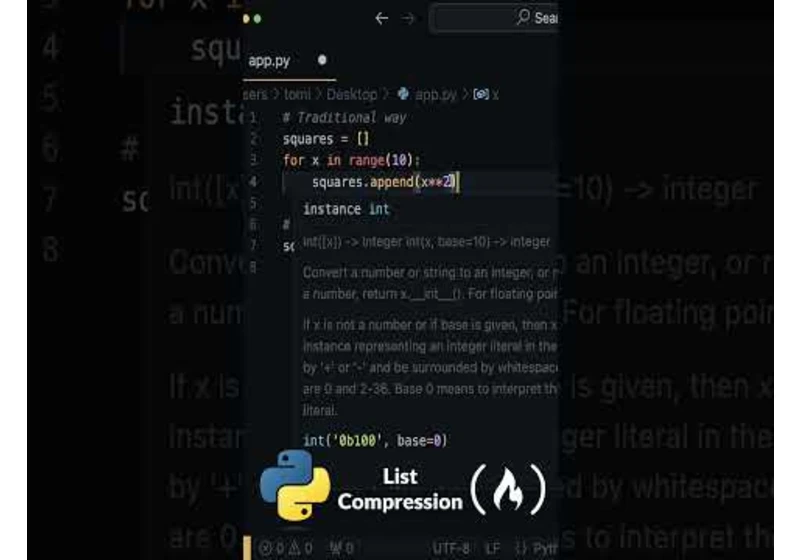 Python List Comprehensions in Seconds