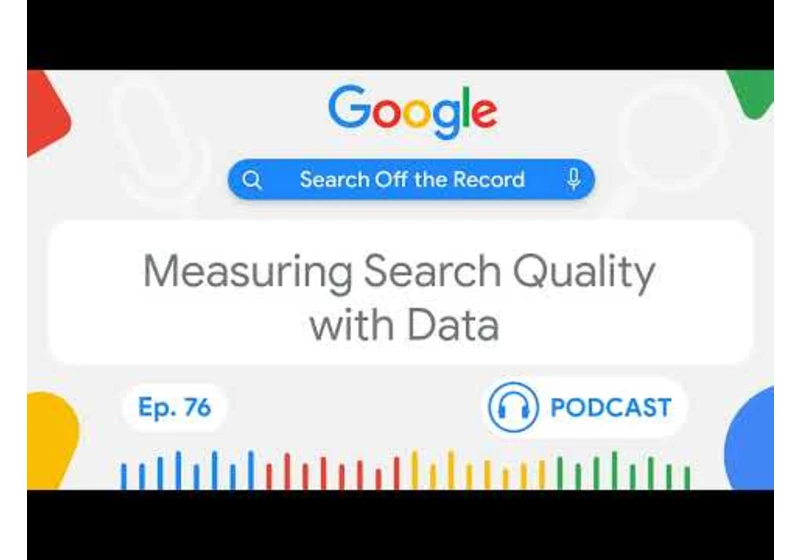 Inside Search Quality: Using metrics and data science to improve Search