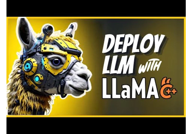 How to Deploy Open LLMs with LLAMA-CPP Server