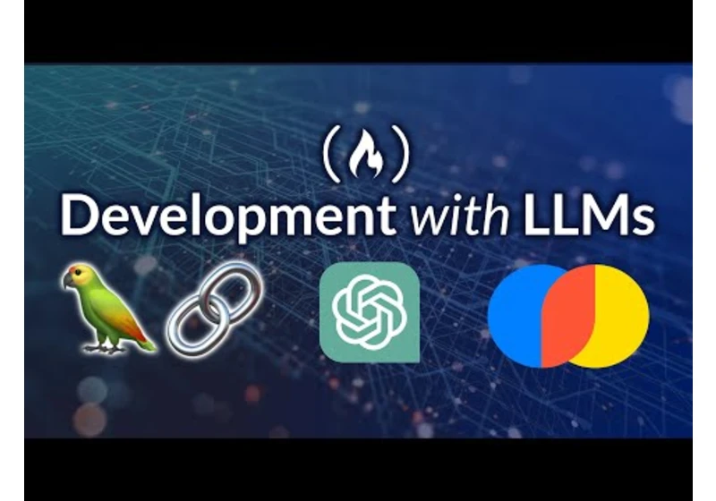 Development with Large Language Models Tutorial – OpenAI, Langchain, Agents, Chroma