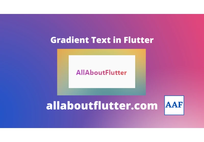 Create Gradient Text Colour in Flutter