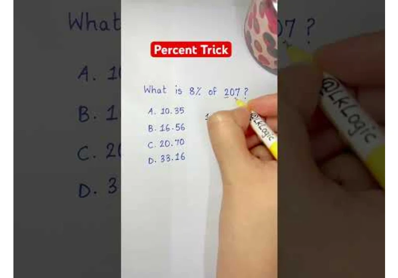 Percent Trick