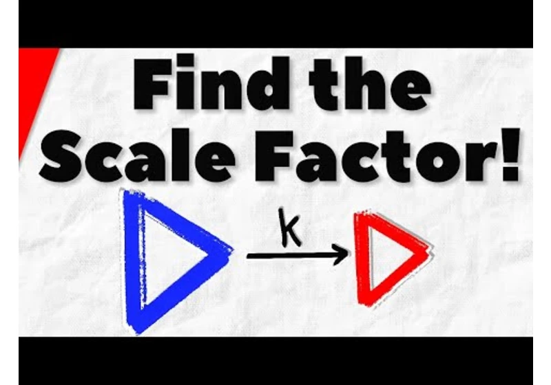 Find the Scale Factor of a Dilation | Pre-Algebra Exercises