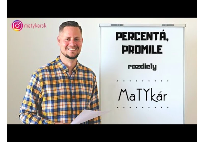 PERCENTÁ A PROMILE - rozdiely