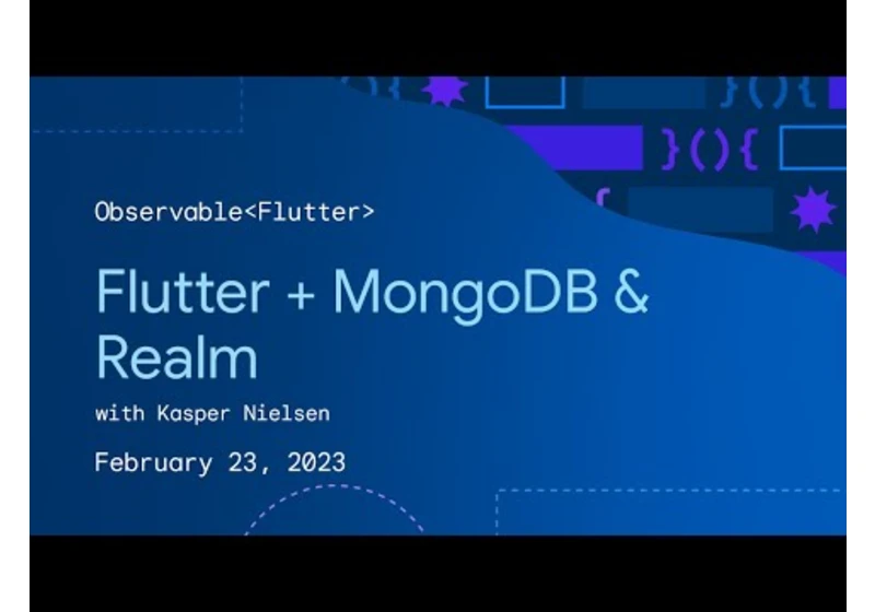 Observable Flutter: MongoDB & Realm