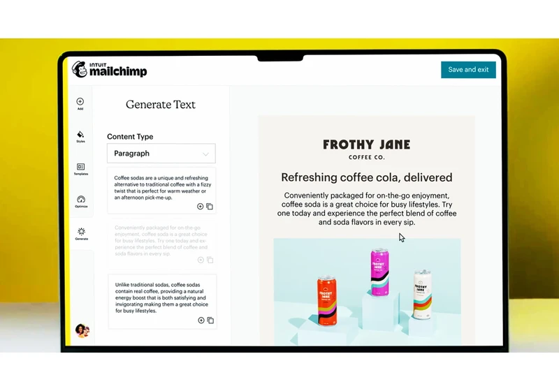 Mailchimp’s new GPT-powered AI tool can write marketing emails