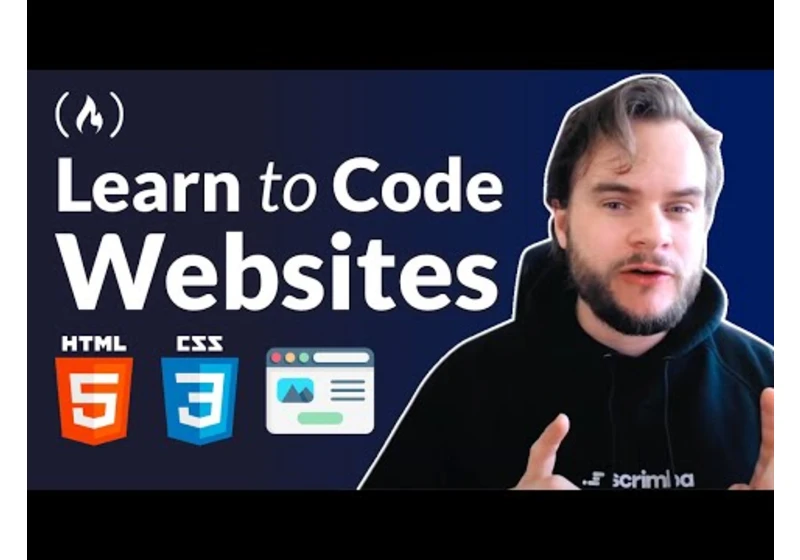 Learn HTML & CSS – Full Course for Beginners