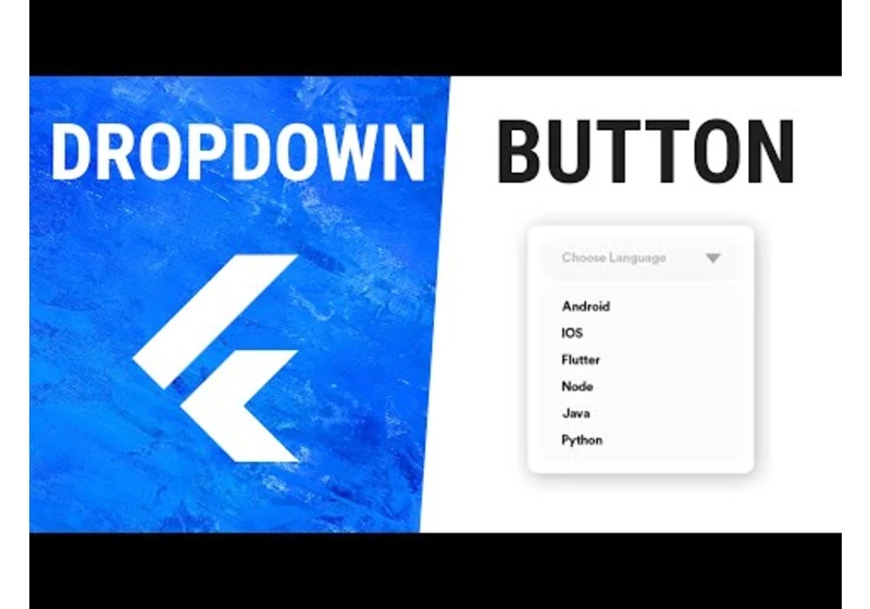 Flutter DropdownButton Widget