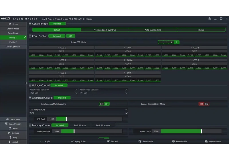  Ryzen Master now supports EXPO profile enablement without a system restart — the new version also drops support for Zen and Zen+ Threadripper CPUs 