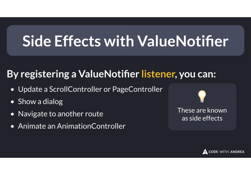 Side Effects with ValueNotifier