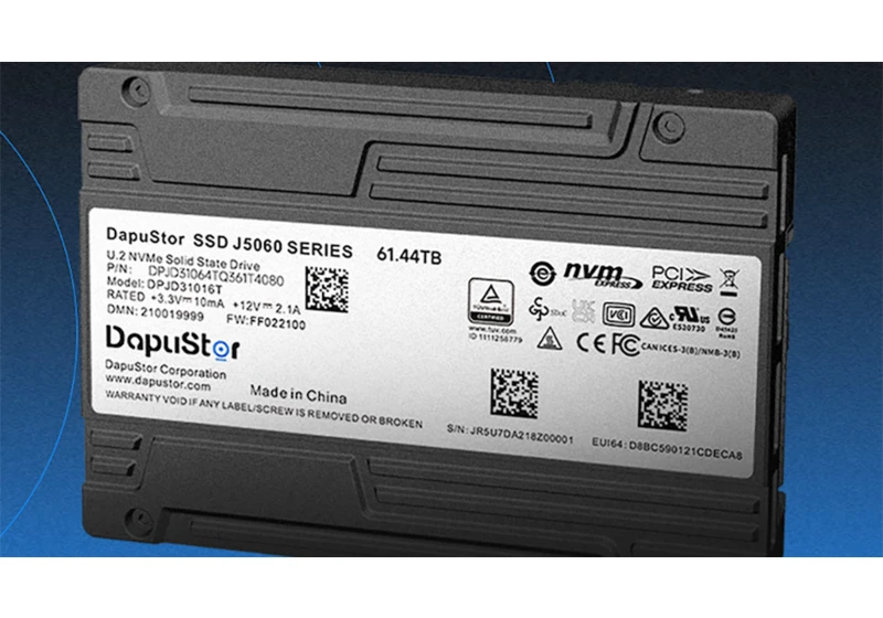  Is this the faster 61.44TB SSD out there? DapuStor J5060 is a speed freak when it comes to read workloads but falls behind on writes 