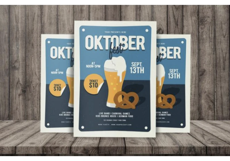 Designing Oktoberfest: Fonts, Flyers, Posters, Templates & More