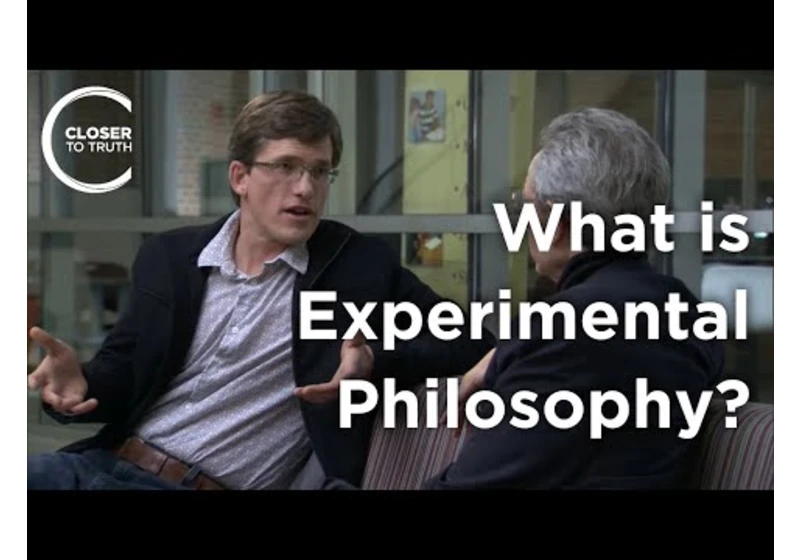 Eddy Nahmias - What is Experimental Philosophy?