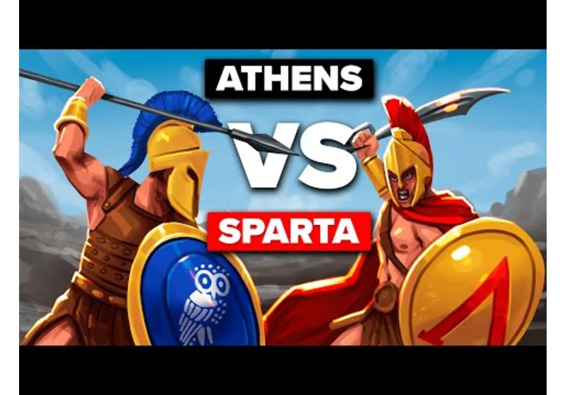 ATHENS vs SPARTA - The Peloponnesian War Explained