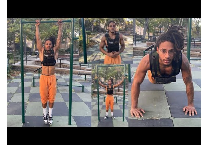 500 Pull-Ups & 500 Push-Ups with a 45 Pound Vest Workout Challenge | That's Good Money