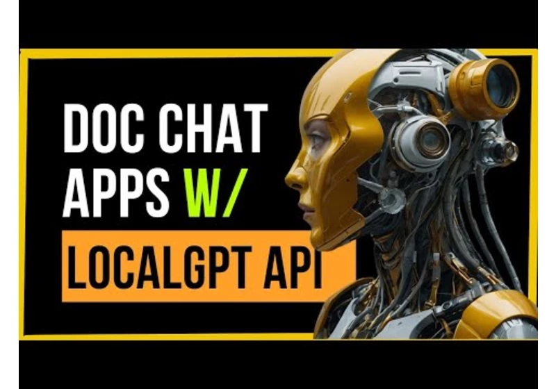 LocalGPT API: Build Powerful Doc Chat Apps