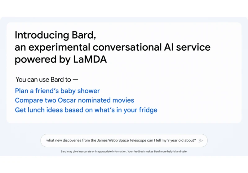 Google launches Bard, its answer to ChatGPT – here’s what it looks like