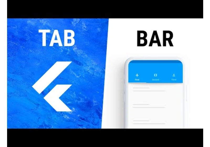 Flutter TabBar Widget