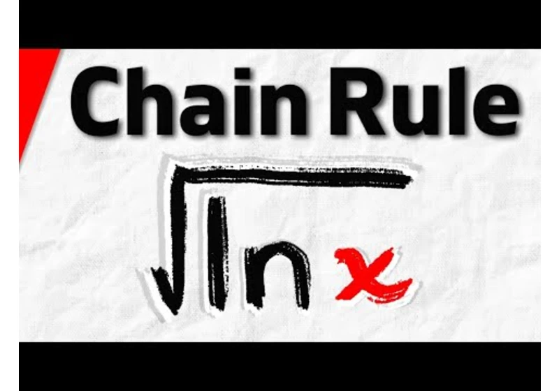 Derivative of sqrt(lnx) with Chain Rule | Calculus 1 Exercises