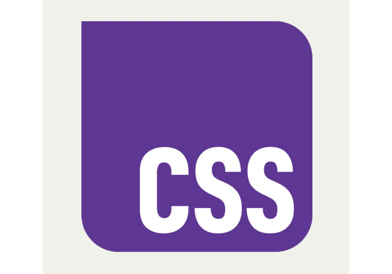 An outline version of the new CSS logo