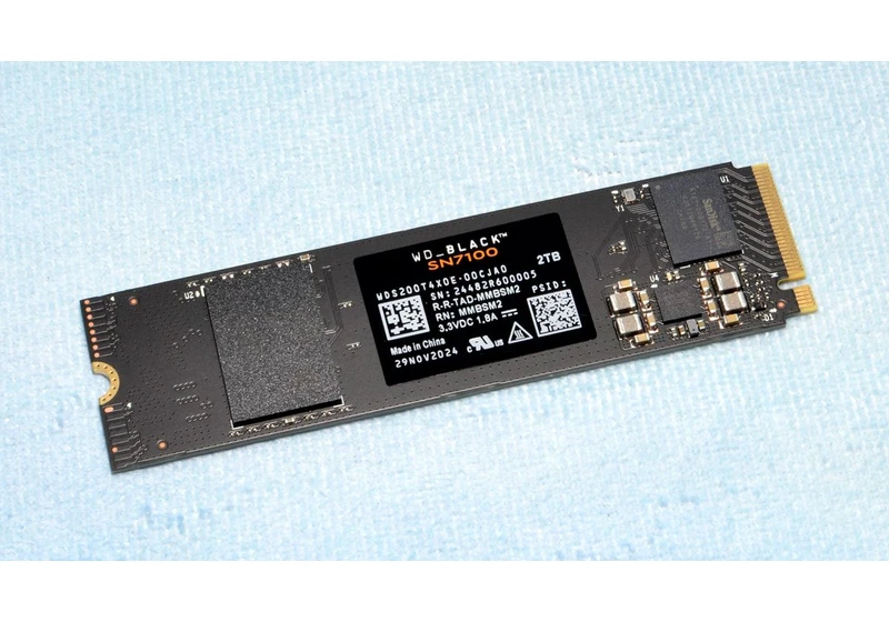  WD Black SN7100 SSD Review: The power efficiency king, with caveats 