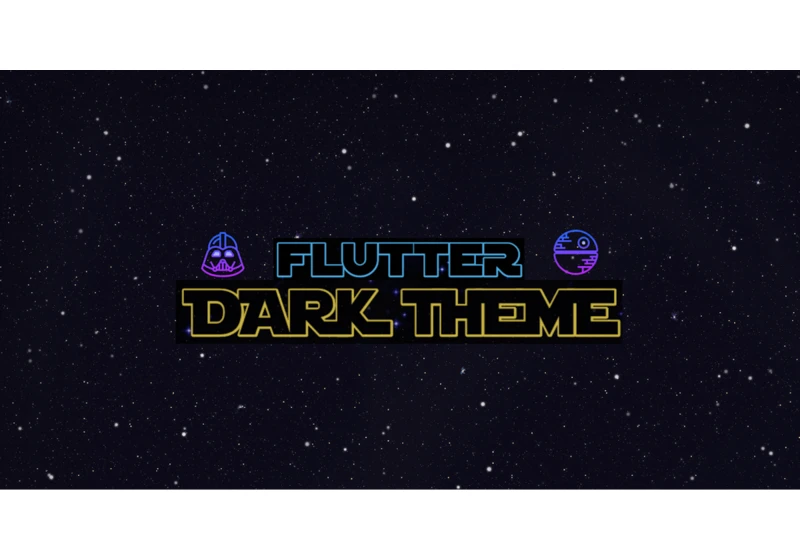 Dark Theme for Flutter Applications